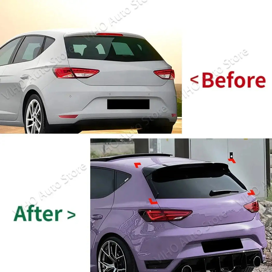 Seat Leon Dak Koffer Spoiler 5 Deurs MK3 MK3.5 ABS Sportief