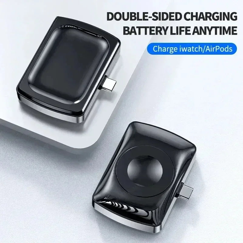 Magnetic Wireless Charger For Apple Watch 2-In-1 &ndash; USB-C