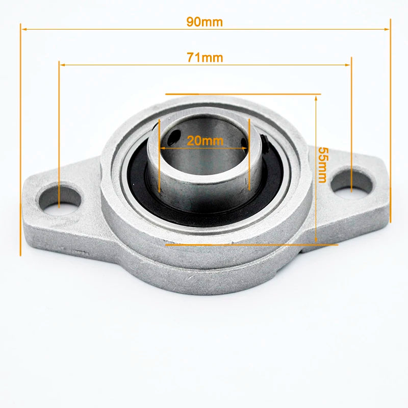 KFL004 20mm Zinc Pillow Block Bearing &ndash; Durable Housing CHINA / 10Pcs