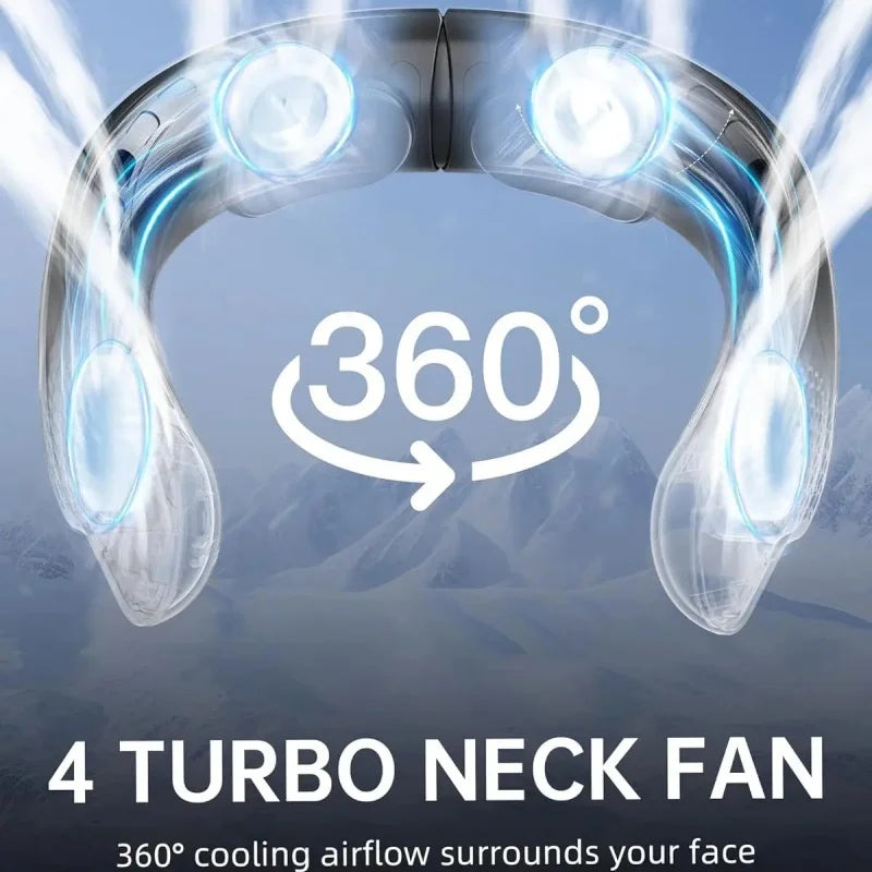 New Quad-Core USB Neck Fan &ndash; Vaneless Turbine Design