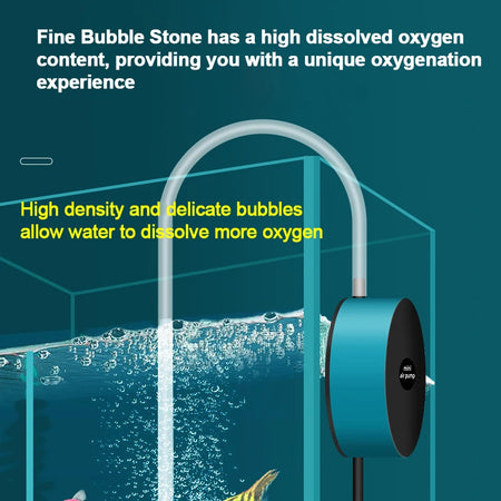 Ultra Silent 220V 1W Aquarium Air Pump - Low Noise Design