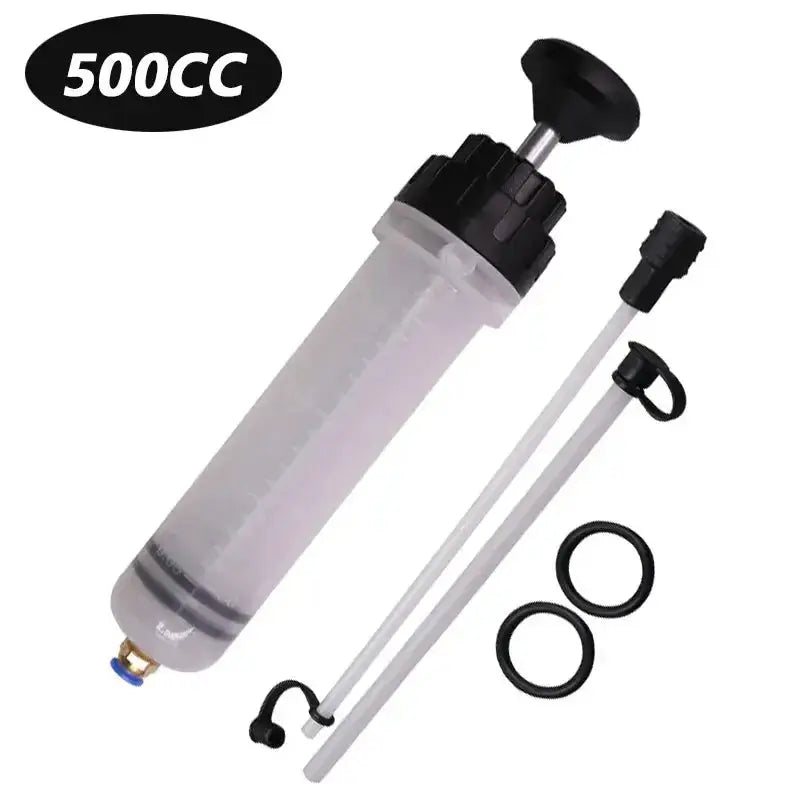 Car Engine Oil Fluid Pump Efficient Vacuum Manual Inhalation Syringe Style Engine Cooolant Transfer Translucent 500cc/1500cc by InterCyprus Trading Ltd