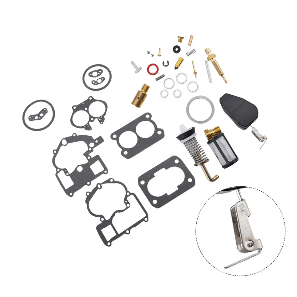 Kit di riparazione carburatore a 2 corpi Mercruiser Marine per motori 3.0L-5.7L, plastica