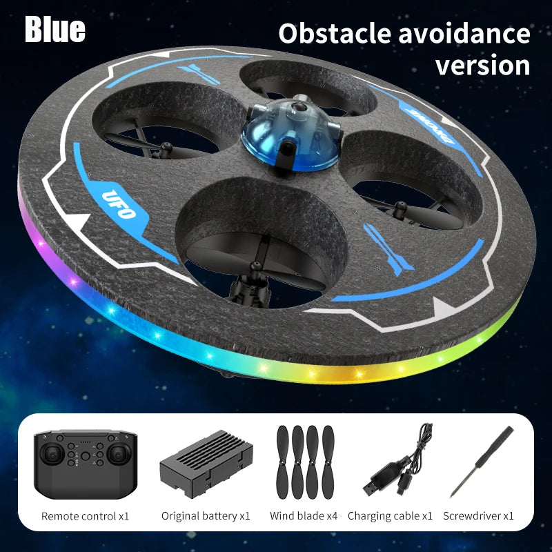 Hywiwine RC Drone with Camera &ndash; Intelligent Obstacle Avoidance BLUE OB