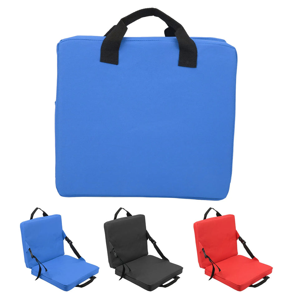 Outdoor Foldable Chair With Backrest Soft Cushion For Beach