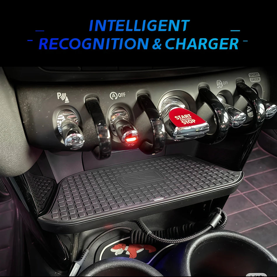 Kabelloses Autoladegerät mit 15W Schnellladung für BMW MINI F55 F56 F57