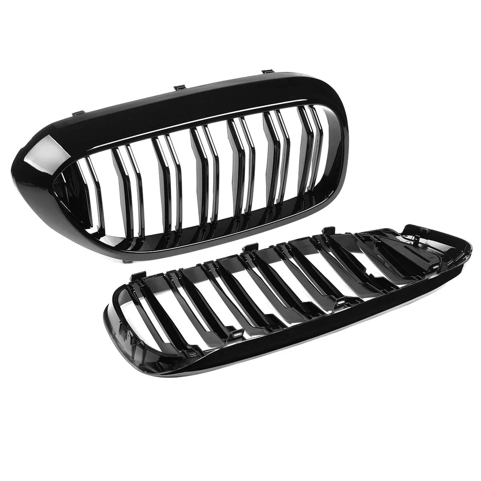 Front Grille Double Slats Abs For Bmw 5 Series G30 G31 G38 M5