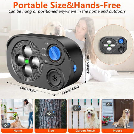 Ultrasonic Bark Control Device for Dogs &ndash; Three Modes