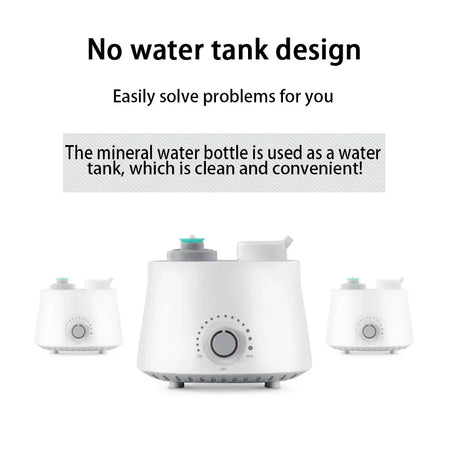 Mineral Water Bottle Air Humidifier &ndash; Portable Cool Mist