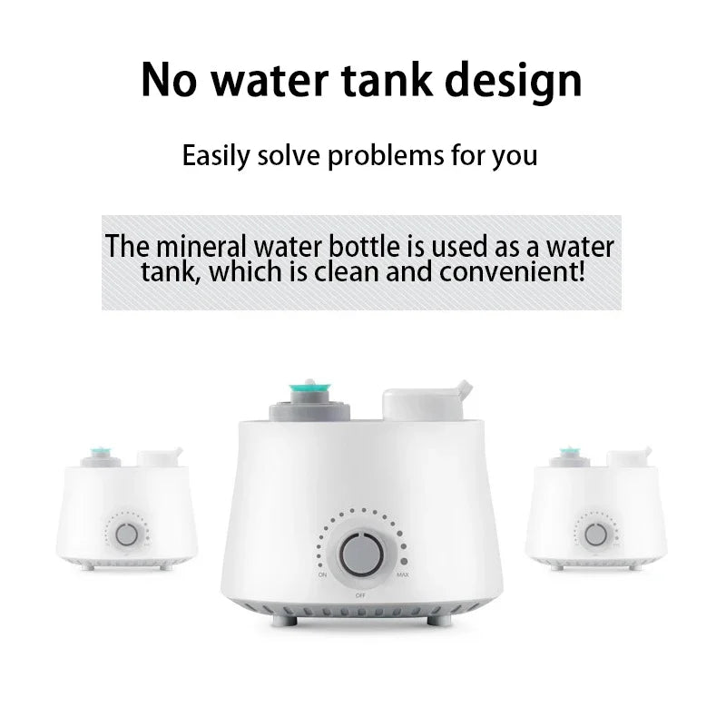 Mineral Water Bottle Air Humidifier &ndash; Portable Cool Mist