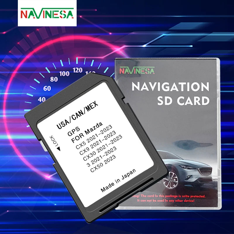Mazda Navigation SD Card USA Canada Mexico Maps &ndash; New Maps 16GB-for CX5 9 30 50