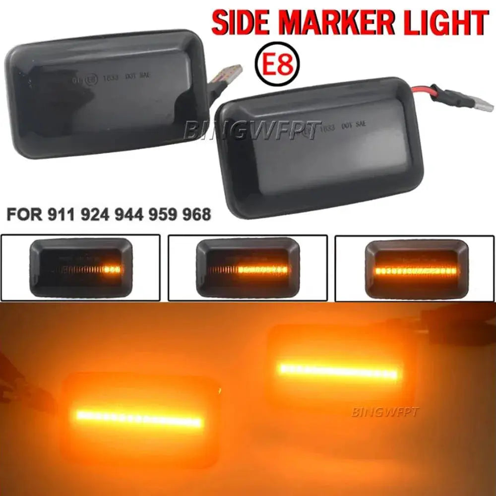 Dynamic Side Marker Turn Signal Light Sequential Lamp For Audi 100 C3 C4 200 A6 S6 4A/C4 80 90 B2 B3 B4 Cabriolet Coupe V8 4000 by InterCyprus Trading Ltd