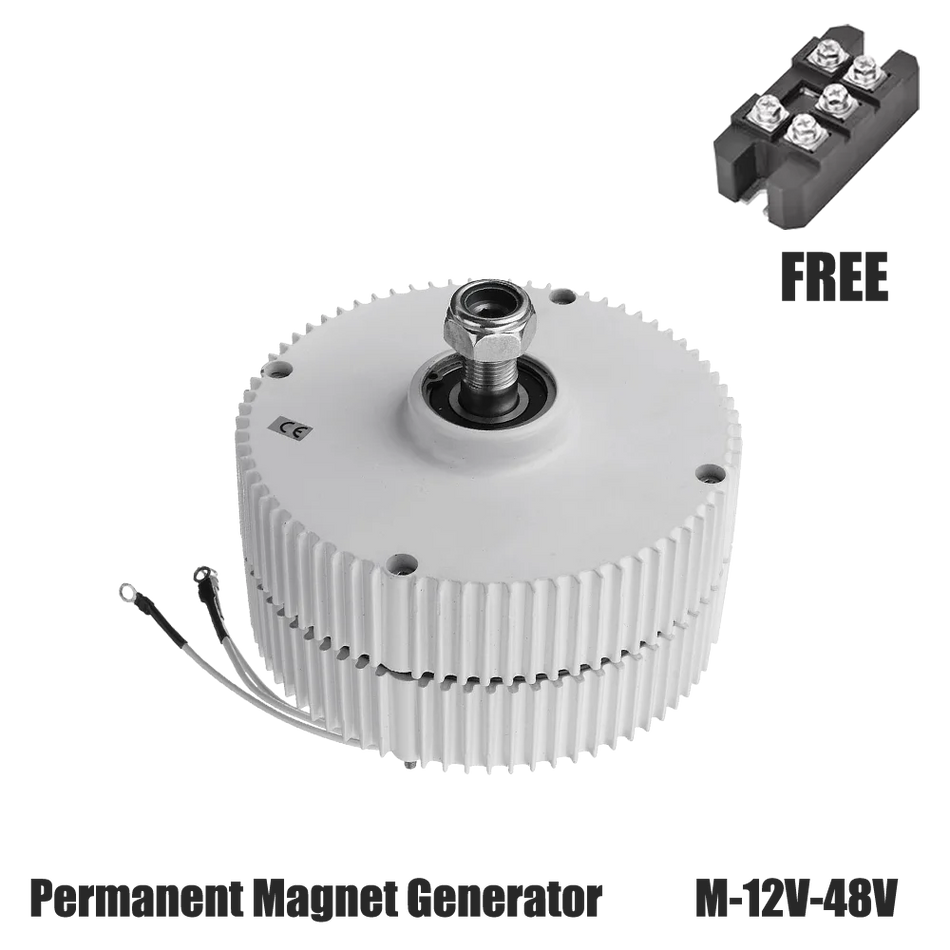 Generatore Eolico a Bassa Velocità 3000W 12V 24V 48V Fai da Te