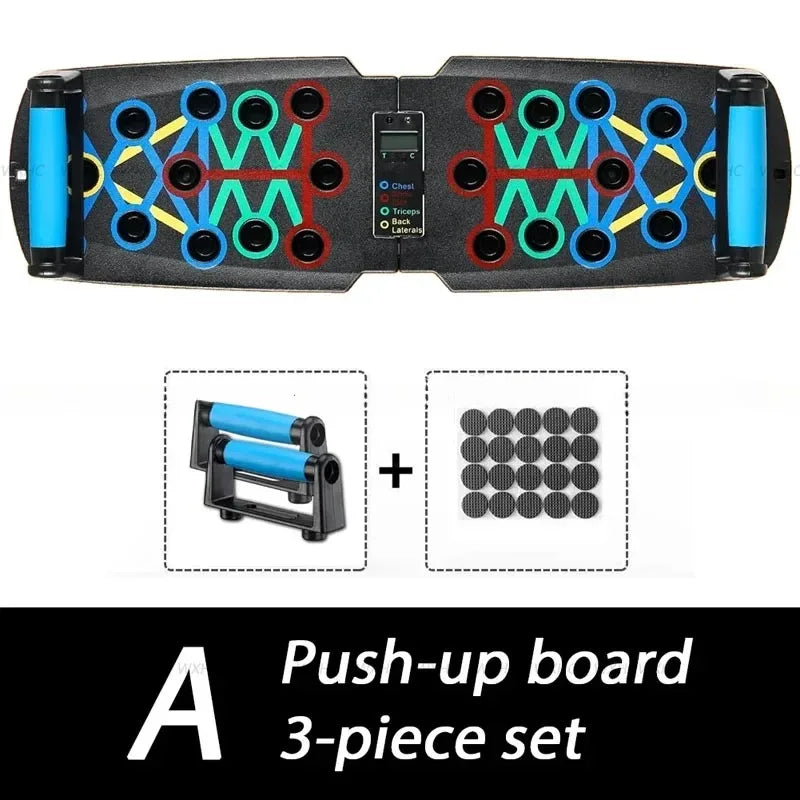 Smart Automatic Push Up Board with Body Sensor Counter for Home Fitness Auto counte 3-piece