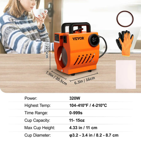 11oz To 15oz Mug Heat Press Handheld Sublimation