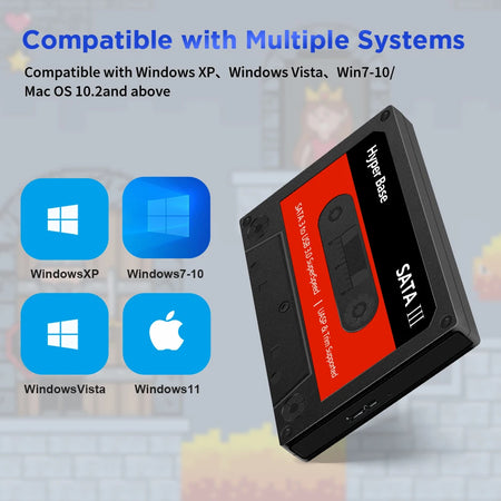 Portable External 500G HDD Batocera Game Console &ndash; Over 52000 Games for Ultimate Gaming Experience