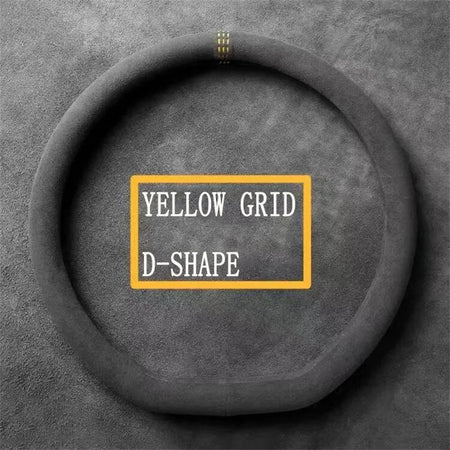 LDS641 Suede Steering Wheel Cover &ndash; Ultra Thin Non Slip