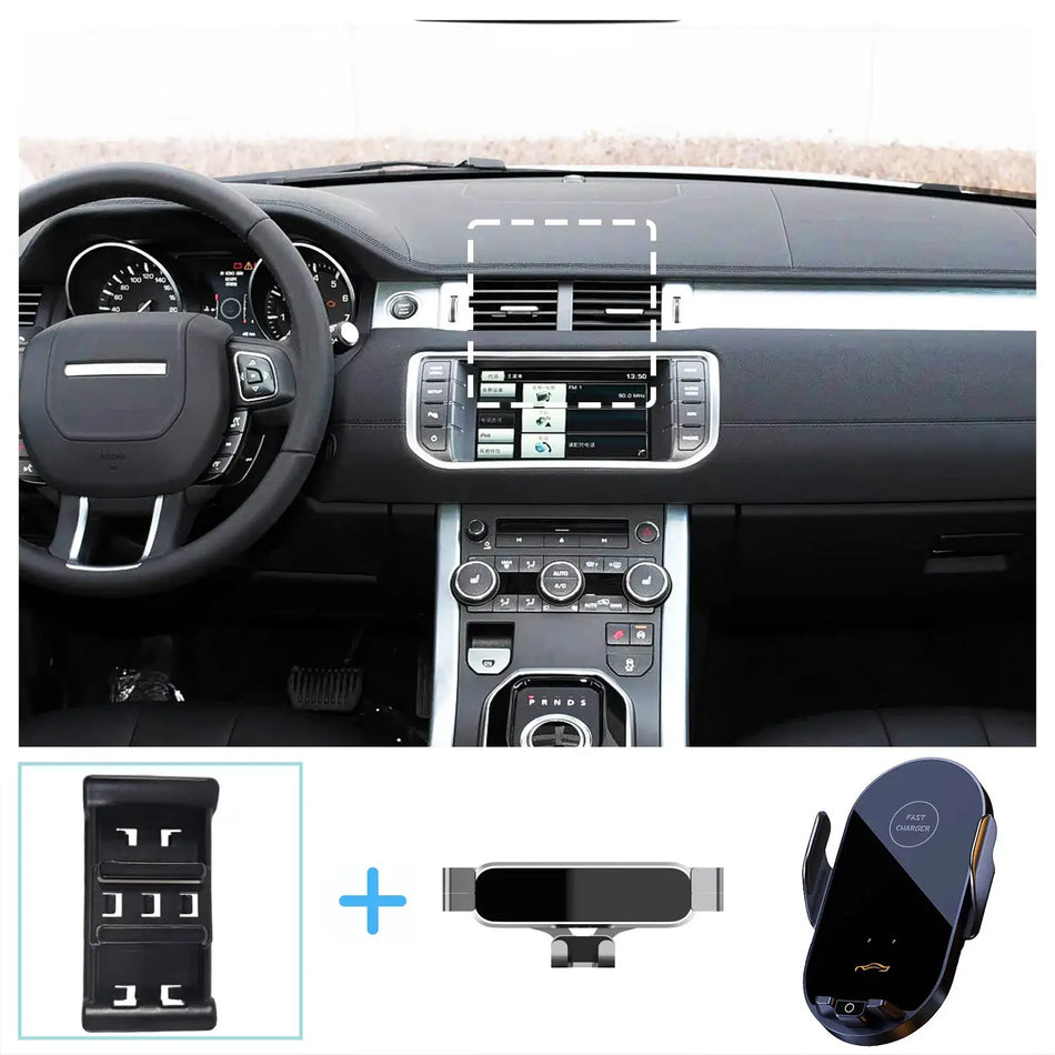 Car Phone Holder With Wireless Charging For Land Rover Evoque by InterCyprus Trading Ltd