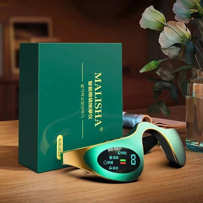 EMS Eye Massager 3D &ndash; 3D Pulse Massage For Fatigue Relief Green