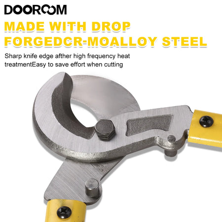 DOOROOM Manual Long Arm Cable Scissors &ndash; Fast Anti-Rust Hydraulic Cutter