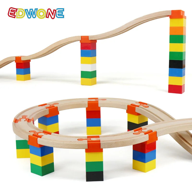 Wooden Train Track Connector &ndash; Seamless Connectivity for Creative Play