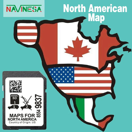 8554-9837 SD Navigation Card &ndash; Anti Fog Sticker Included for GM 8554 9837