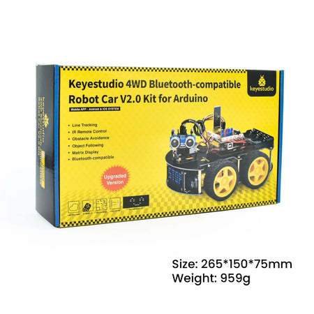Keyestudio 4WD Multi BT Robot Car Kit V2.0 &ndash; Engaging DIY Electronics Experience