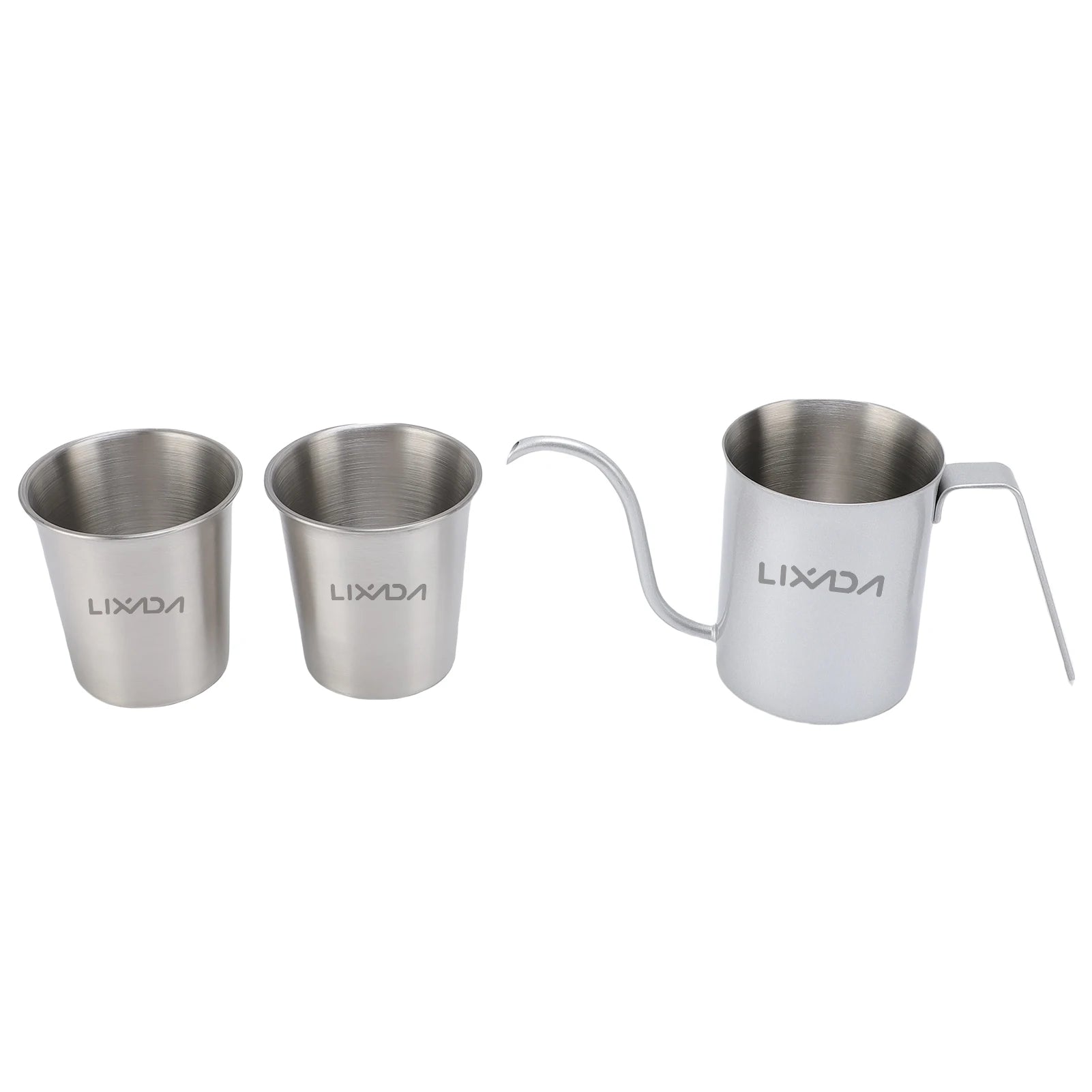 Mini Coffee Pot Mug Set &ndash; Stackable Outdoor Camping Kit 1set