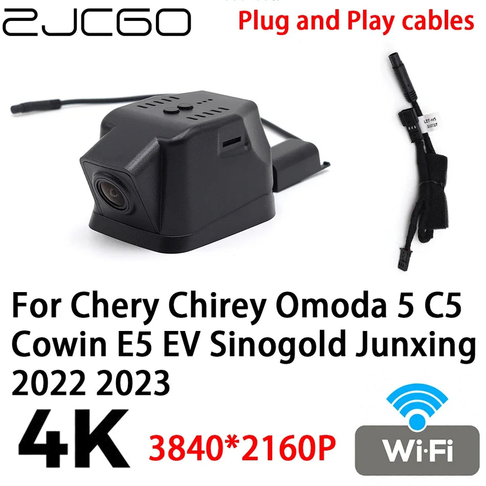 Car Dash Cam 4K 2160P for Chery Omoda 5 C5 Plug and Play Video Recorder