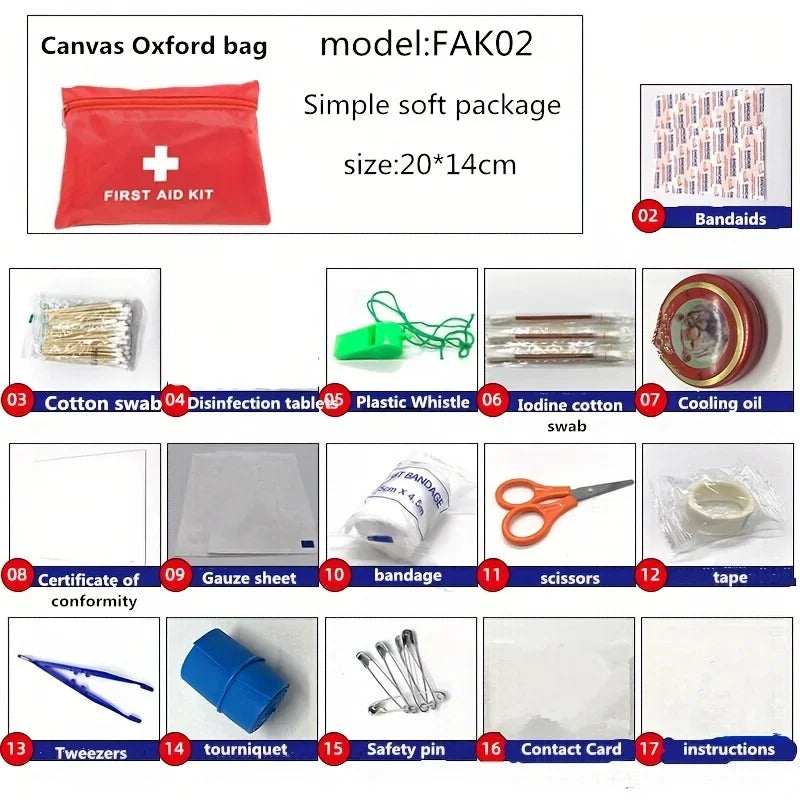 Emergency Car Mounted Civil Defense Kit &ndash; All Weather Ready FAK02