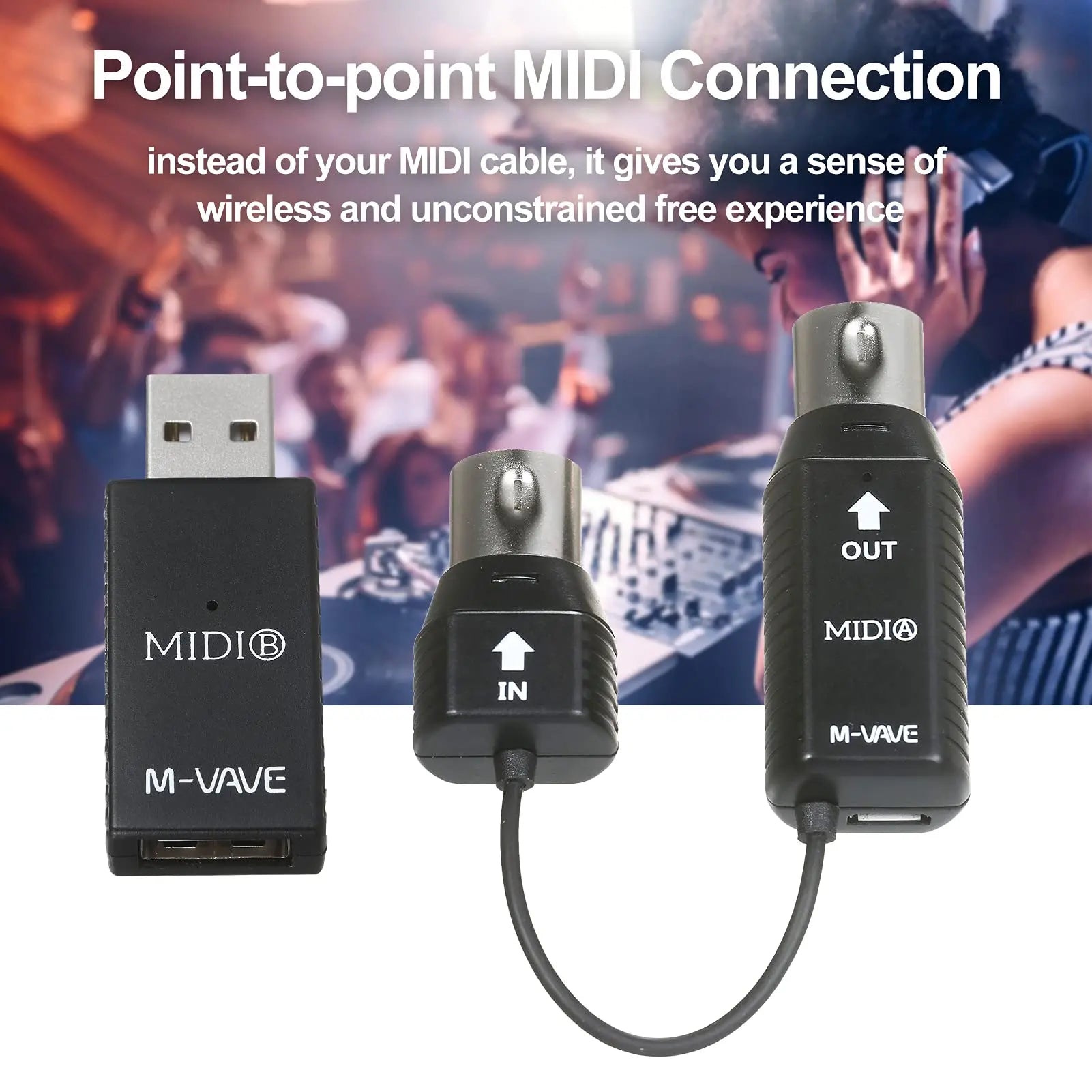 M-VAVE MS1 MIDI Warrior &ndash; Cross Platform Wireless Hub