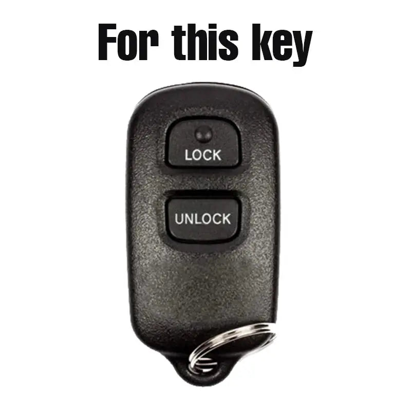 Silicone Key Case Cover For Toyota FJ Cruiser Highlander 4Runner Celica Camry Corolla Echo Keyless Fob Shell Holder Protector by InterCyprus Trading Ltd