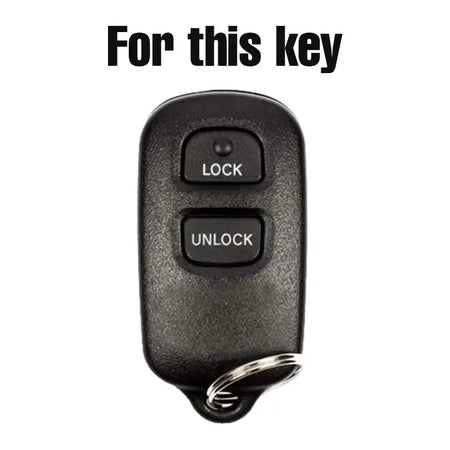 Silicone Key Case Cover For Toyota FJ Cruiser Highlander 4Runner Celica Camry Corolla Echo Keyless Fob Shell Holder Protector by InterCyprus Trading Ltd