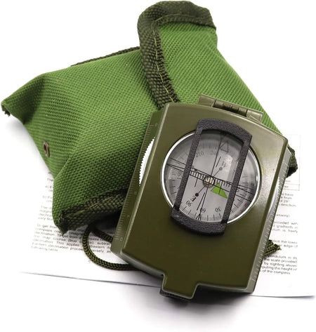 Multifunctional Tactical Survival Compass &ndash; Waterproof army green