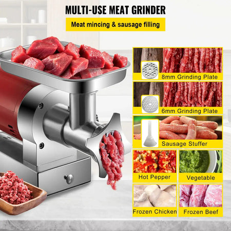 Electric Meat Grinder 1100W Heavy Duty Mincer