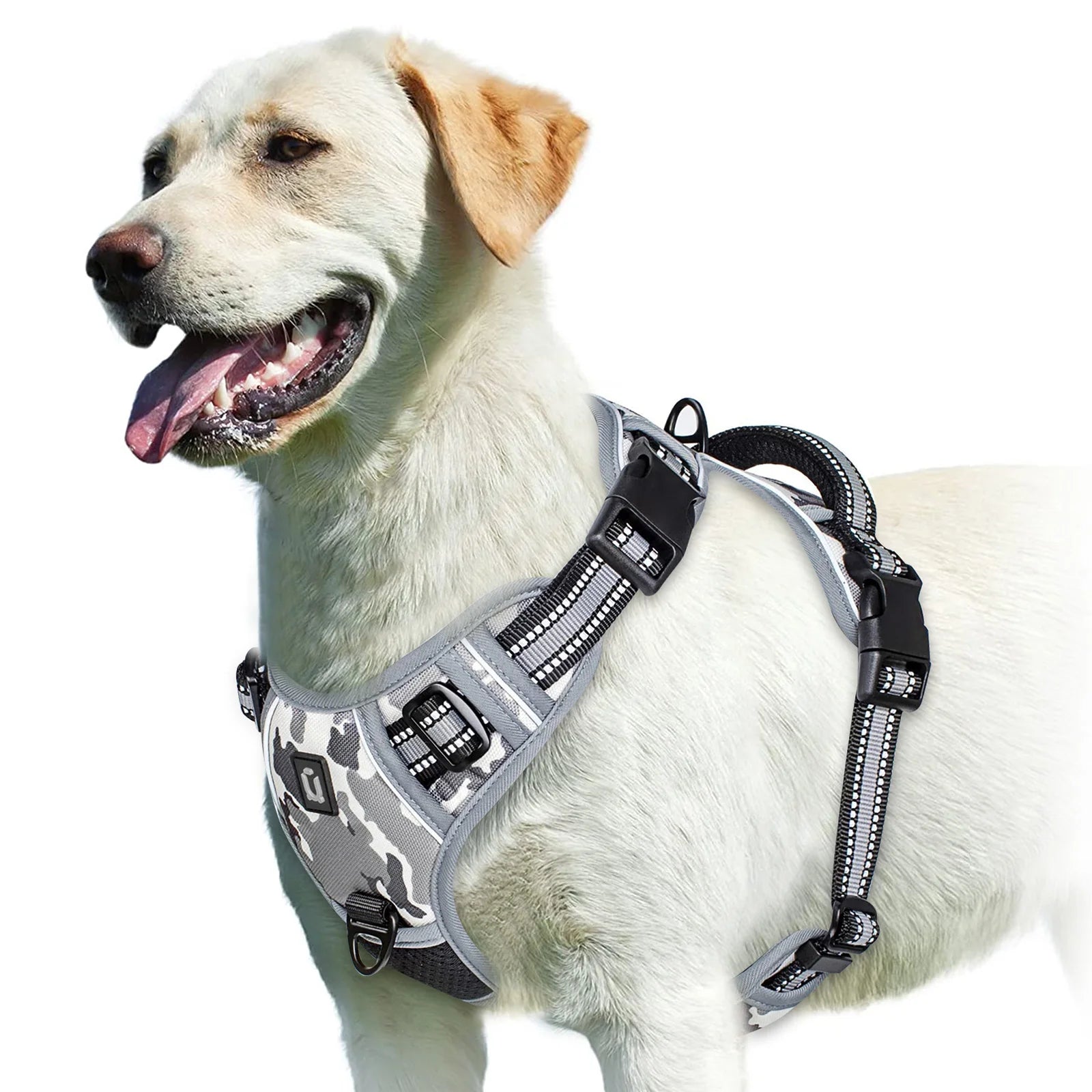 No Pull Dog Harness &ndash; Soft Padded Vest With Easy Control GRAY / S