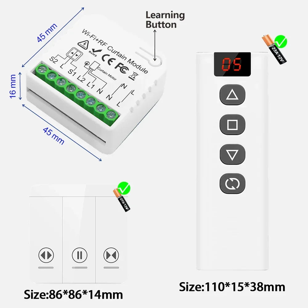 Tuya Smart WiFi Module &ndash; Voice Control RF433 Remote