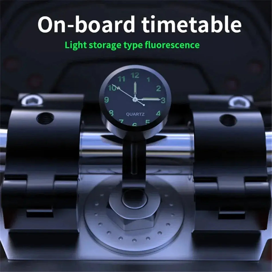 Waterproof Aluminum Watch With Night Vision Dial And Shockproof Handlebar Mount by InterCyprus Trading Ltd