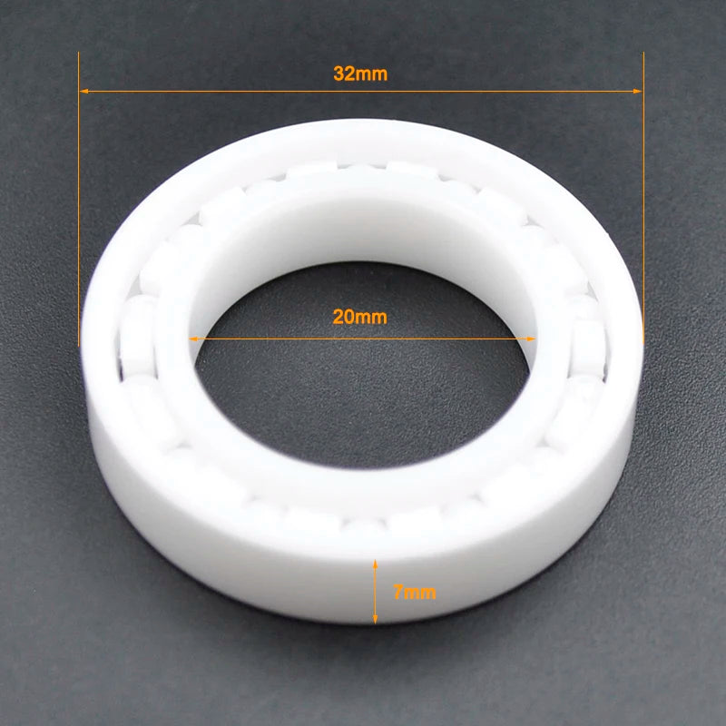 Full Ceramic Bearing 6800 Zirconia ZrO2 - Ultra Lightweight 6804 20X32X7mm / CHINA