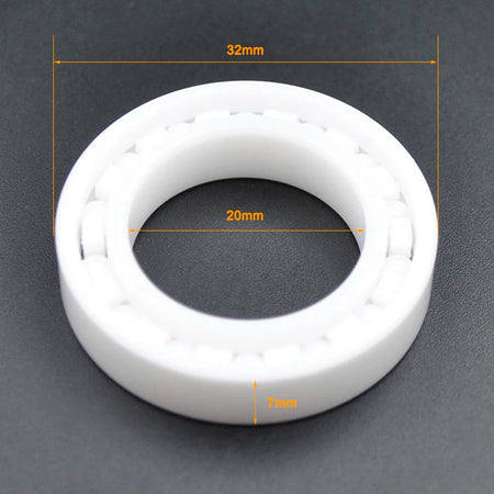 Full Ceramic Bearing 6800 Zirconia ZrO2 - Ultra Lightweight 6804 20X32X7mm / CHINA