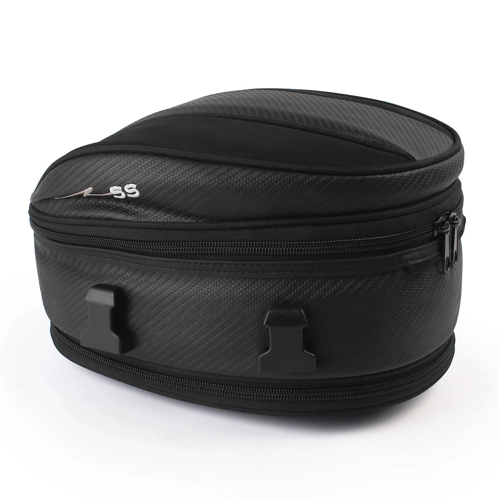 Motorcycle Universal Black Seat Tail Bag &ndash; Waterproof 1680D Material