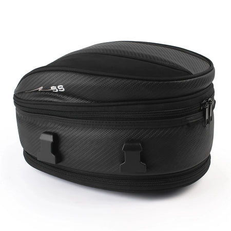 Motorcycle Universal Black Seat Tail Bag &ndash; Waterproof 1680D Material