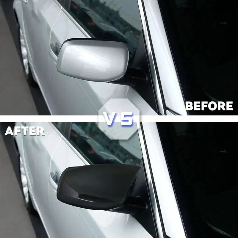 Rearview Mirror Cover Cap Carbon Fiber / Black for BMW 5 Series E60 E61 E63 E64 2004-2008 Car accessories by InterCyprus Trading Ltd