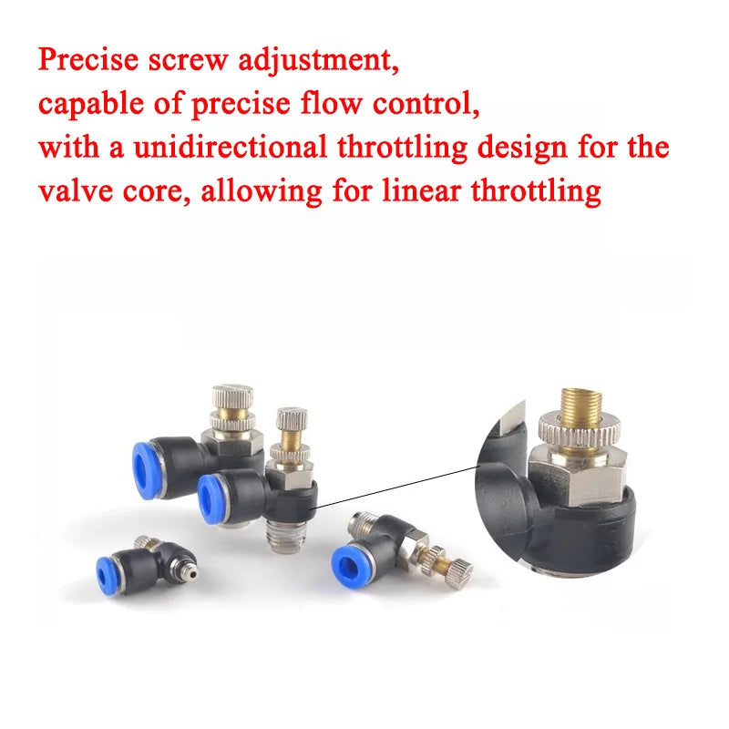 SL Throttle Valve 4 6 8 10 12mm Pneumatic &ndash; Fast Connection