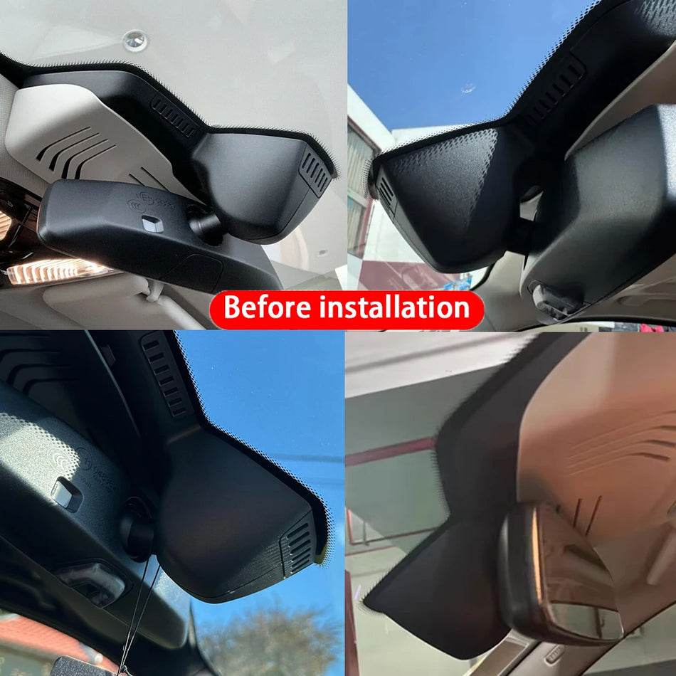 Dash Cam för BMW X3 G01 och iX3 G08 4K fram- och bakkamera med nattseende och WiFi Plug and Play