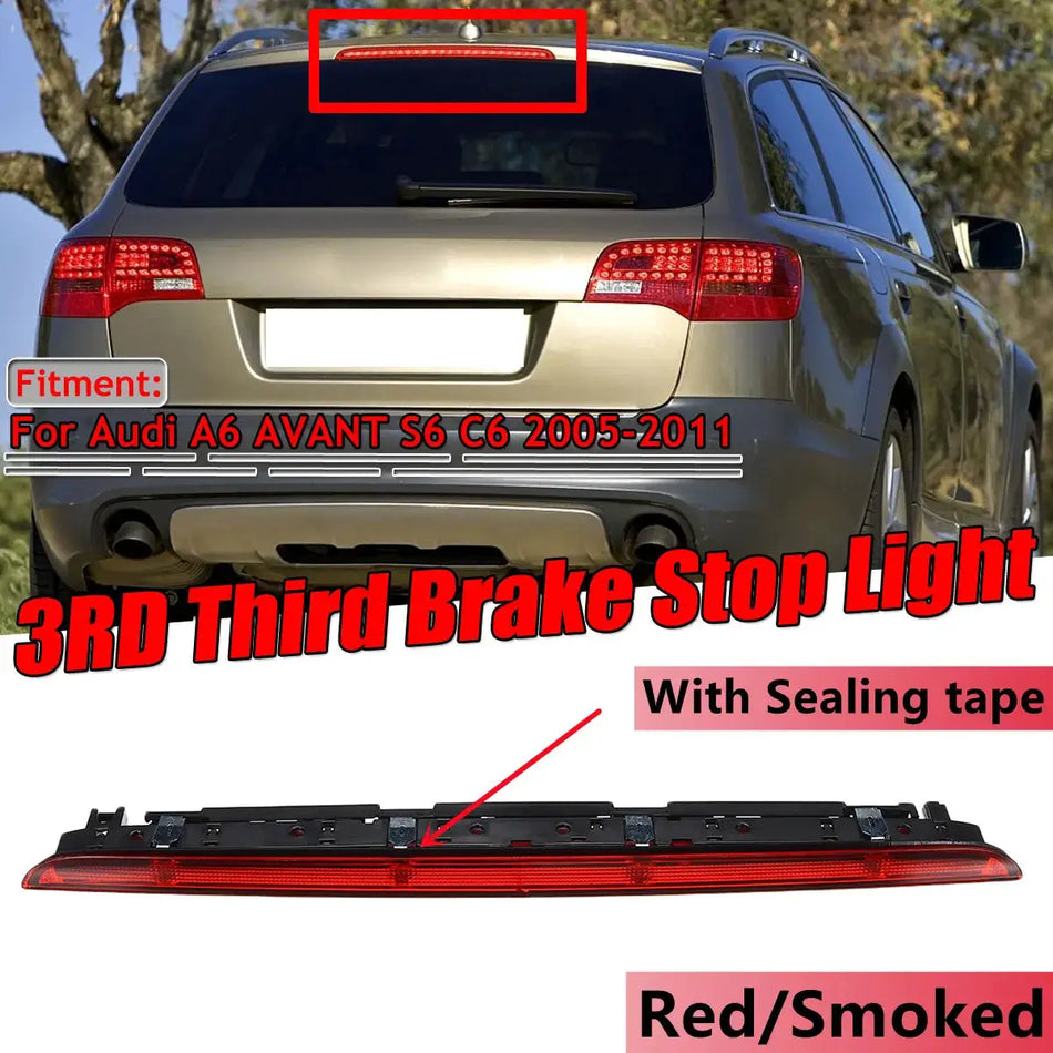 High Mount LED Third Brake Light Assembly for Audi A6 by InterCyprus Trading Ltd