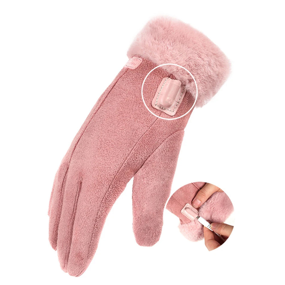 Guanti Riscaldati USB Con Touch Screen Per Sci E Ciclismo