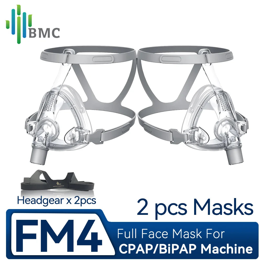 BMC FM4 CPAP Full Face Mask &ndash; Ergonomic Design For Comfort
