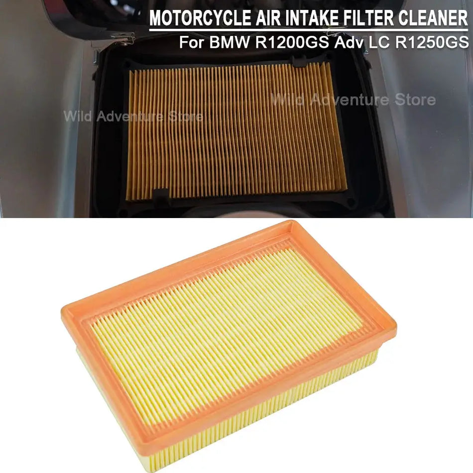 Motorcycle Air Intake Filter Cleaner Air Purification Clean For BMW R1200GS Adventure LC R1250GS ADV GS1200 R 1200 RT/RS/GS/R by InterCyprus Trading Ltd