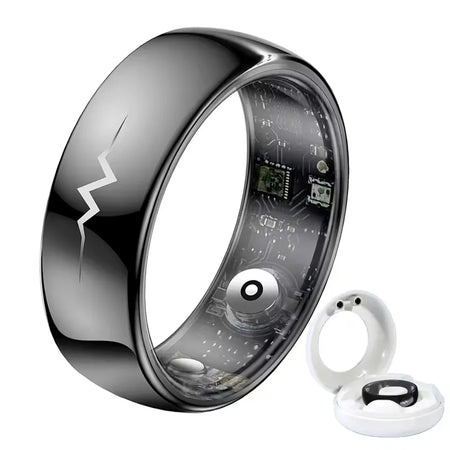 High-end ECG Blood Oxygen Health Smart Ring - 5ATM Waterproof &amp; Multi-Sport Modes